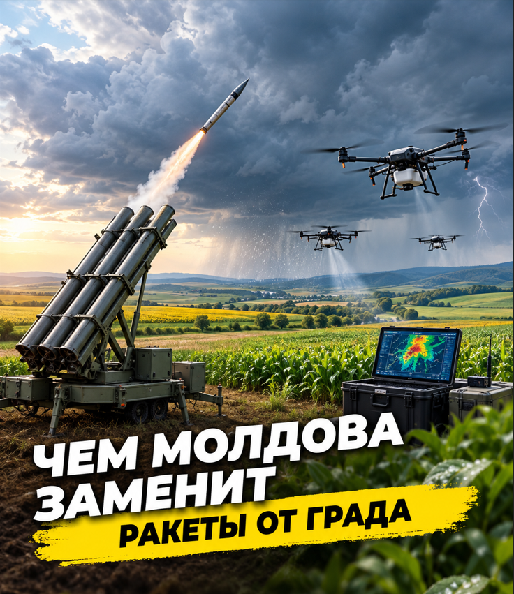ПРОТИВОГРАДОВАЯ ЗАЩИТА: МОЛДОВА ИЩЕТ АЛЬТЕРНАТИВЫ ДОРОГИМ РАКЕТАМ