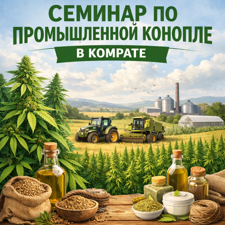 В КОМРАТЕ ПРОЙДЁТ СЕМИНАР ПО ПРОМЫШЛЕННОЙ КОНОПЛЕ ДЛЯ АГРАРИЕВ ЮЖНОГО РЕГИОНА